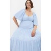Women's Plus Size Mindy Maxi Dress - sky blue | CITY CHIC - 3 of 4