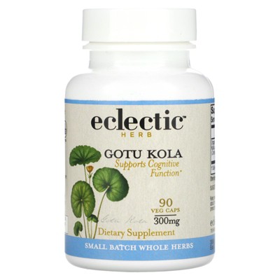 Eclectic Herb Gotu Kola, 300 mg, 90 Veg Caps
