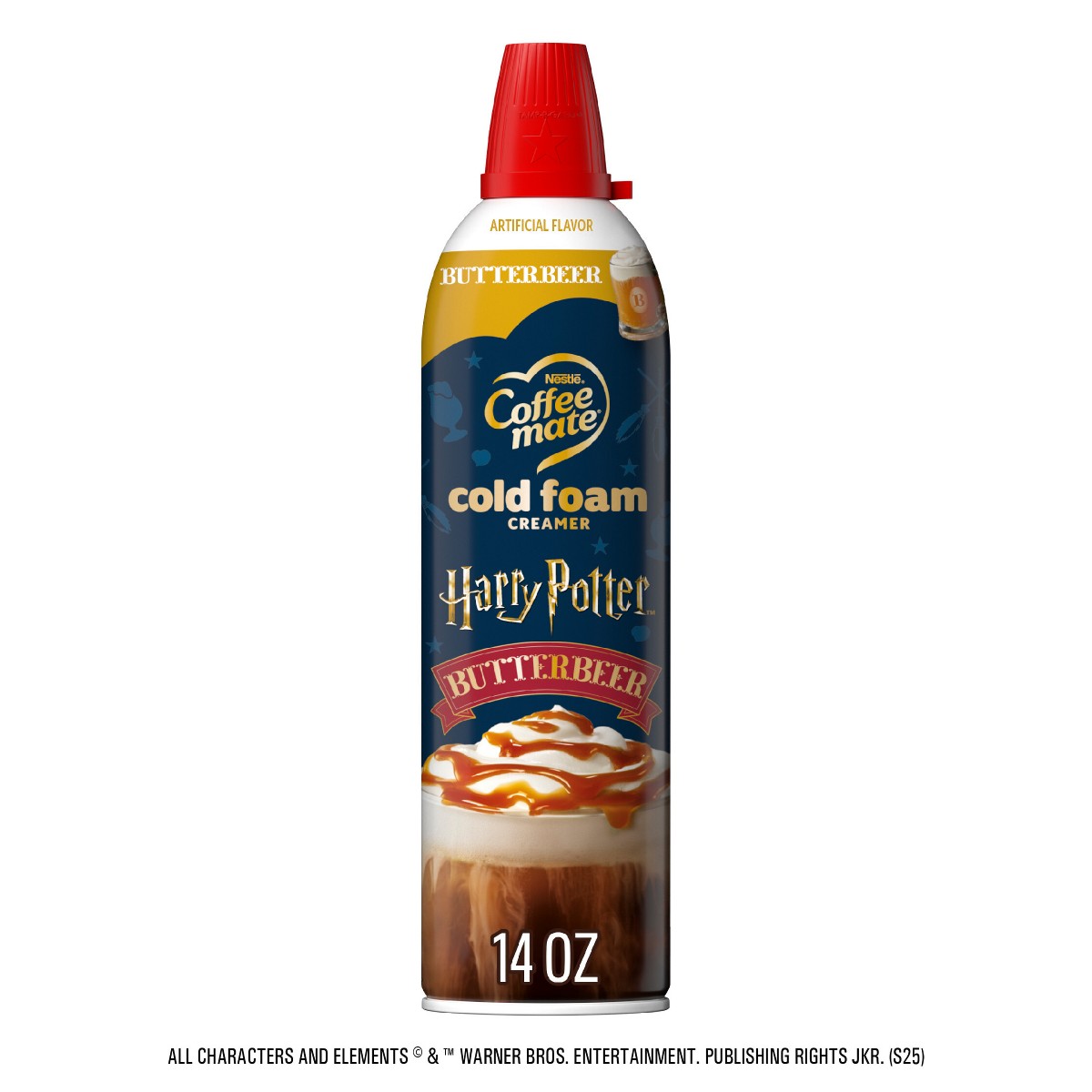 Coffee Mate Harry Potter® x Coffee mate® Butterbeer Flavored Cold Foam — product image