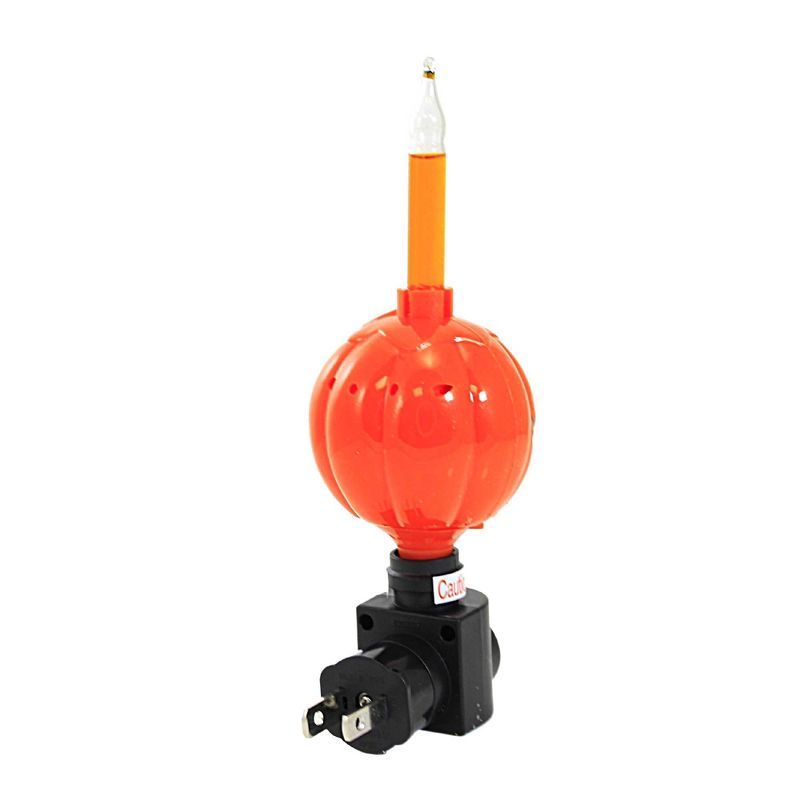 7.0 Inch Jack O Lantern Night Light Bubble Light Pumpkin Plug-In Nightlights, 3 of 4