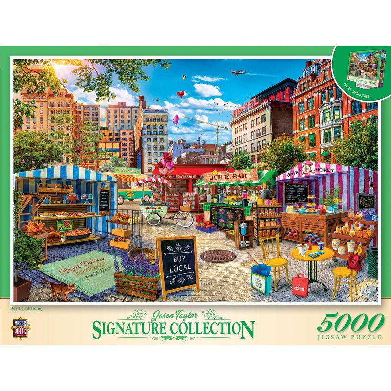 MasterPieces 5000 Piece Puzzle - Buy Local Honey - Flawed, 1 of 7