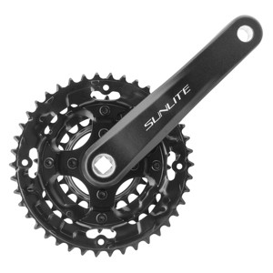 Sunlite Alloy Triple Crankset 175x42/32/22 3x7/8 Speed 120mm JIS SQR Taper - 1 of 1