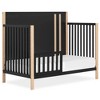 Dream On Me Soho Convertible Crib In Matte Black Vintage, JPMA & Greenguard Gold Certified, Crafted with Sustainable New Zealand Pinewood - image 3 of 4