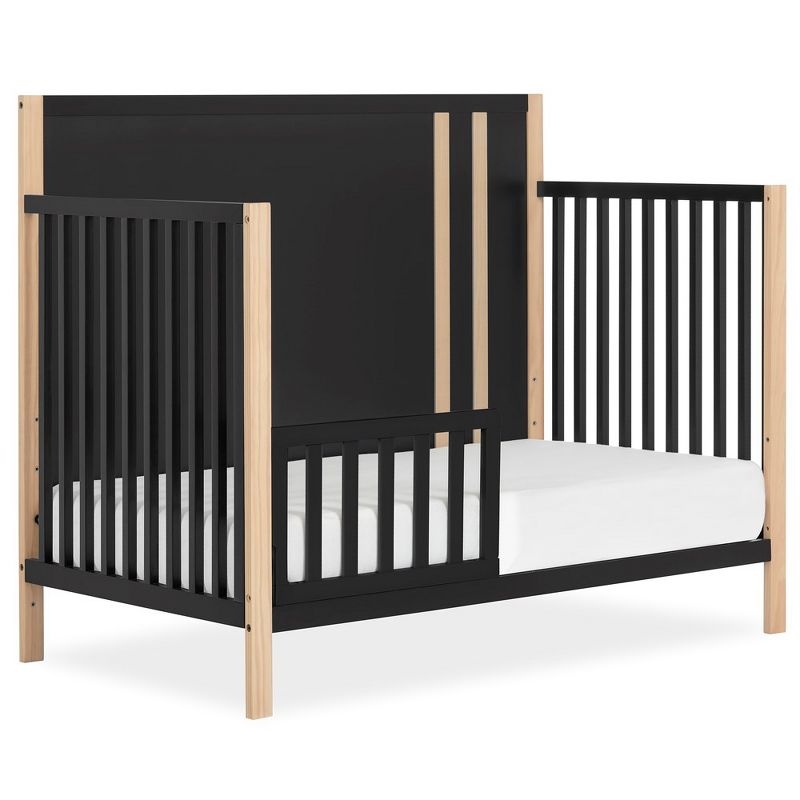 Dream On Me Soho Convertible Crib In Matte Black Vintage, JPMA & Greenguard Gold Certified, Crafted with Sustainable New Zealand Pinewood, 3 of 6