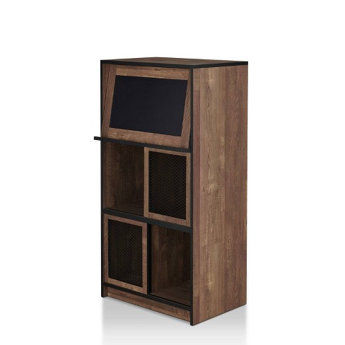 Jucar Rustic Bookcase W Chalkboard Oak Sun Pine Target