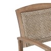 Welby Outdoor Acacia Wood/Wicker Rocking Chair Light Brown - Christopher Knight Home: Weather-Resistant, Rustic Patio Furniture - 2 of 4
