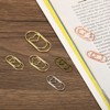 Unique Bargains Heart-Shaped Cute Decorative Fun Clips Bookmarks Paper Clip 100 Pcs - 4 of 4