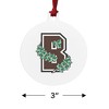 Brown University Secondary Logo Aluminum Holiday Christmas Tree Ornament - 3 of 4