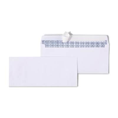 Staples Easy Close #10 Security-Tint Envelopes 100/Box (394057/19037) 50308
