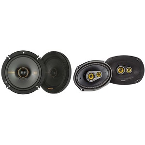 Kicker KSC 6.5" Coaxial & CSC 6x9" 3-Way Interior Speaker Audio Upgrade Bundle - 1 of 4