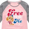 Girls' - Paw Patrol - Americana Shirt Tail Raglan Graphic T-shirt - 2 of 4