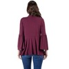 Womens Bell Sleeve Flared Open Front Cardigan - 24seven Comfort Apparel™ - 3 of 4