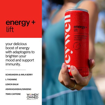 heywell Energy + Lift Cherry Limeade Sparkling Water - 12 fl oz Can