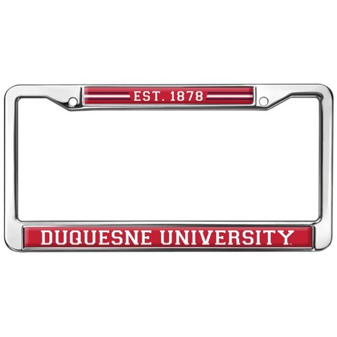 Duquesne University School Logo Full Size Standard License Plate Metal Frame - image 1 of 4