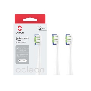 Oclean Professional Clean brush heads refill, compatible for all Oclean electric toothbrushes. Gum-friendly Dupont bristles, FDA approved materials, - 1 of 2