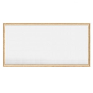 Apmir High-Strength Tempered Glass and Aluminum Alloy Framed French Cleat Mounted Wall Decor Mirror in matte black with 5-Year Warranty - 1 of 4