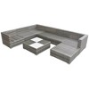 vidaXL Patio Furniture Set 8 Pieces Gray - 3 of 4