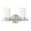 Livex Lighting Manhattan 2 - Light Vanity in  Brushed Nickel - 4 of 4