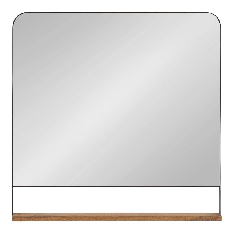 32&#34;x32&#34; Chadwin Square Wall Mirror with Shelf Natural - Kate &#38; Laurel All Things Decor, 4 of 9