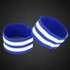Unique Bargains Elastic High Visibility Night Cycling Bracelet Reflective Armbands 4 Pcs - 3 of 4