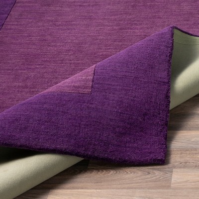 Reims Violet Hand-Knotted Wool Area Rug 3'3" x 5'3"