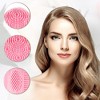 Unique Bargains Silicone Multifunction Handheld Facial Cleansing Brush 6.3"x1.57" 1 Pc - 3 of 4