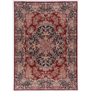 Emerald Martin Rug Red/Navy - Linon - 1 of 4