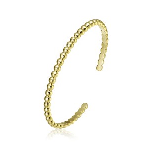 Guili 14K Gold Plated Cuff Bracelet for Women - Elegant and Minimalist Jewelry Accessory Perfect for Everyday Wear, Parties, or Special Occasions - 1 of 3