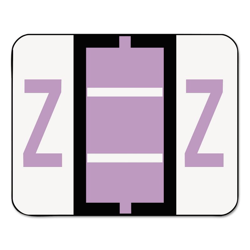 Smead A-z Color-coded Bar-style End Tab Labels Letter Z Lavender 500/roll 67096 : Target Smead A-Z Color-Coded Bar-Style End Tab... 
