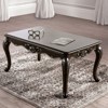 Sapphtopaz 53" Elegant Coffee Table with Curved Legs Rectangle Wood Dining Table with Carved Details Home Decor Coffee Bar for Living Room - 2 of 4