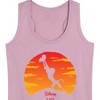 Women's Disney Baby Simba at Pride Rock Graphic Racerback Tank - Heather Orchid - Large - 2 of 4