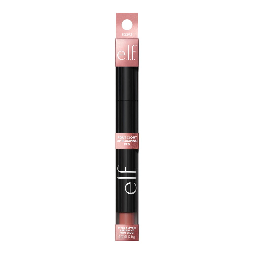 Photos - Lipstick & Lip Gloss ELF e.l.f. Pout Clout Lip Plumping Pen - Pinky Out - 0.07oz 