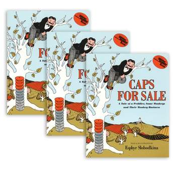 HarperCollins Caps for Sale Book, Pack of 3