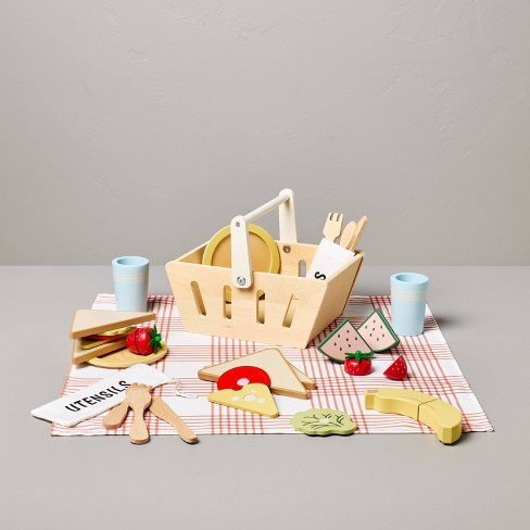 Toy Picnic Basket Playset 32pc Hearth Hand With Magnolia Target