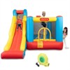 130 in. x 124 in. Bounce House with Slide and Air Blower - 3 of 4