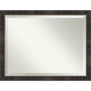 Amanti Art Odin Antique Bronze Beveled Wood Framed Bathroom Vanity Wall Mirror - 1 of 4