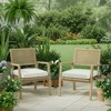 Aoodor Outdoor Dining Chair Cushions Set of 2, Waterproof Patio Furniture Seat Cushions, Outdoor Chair Pads with Ties - 2 of 4