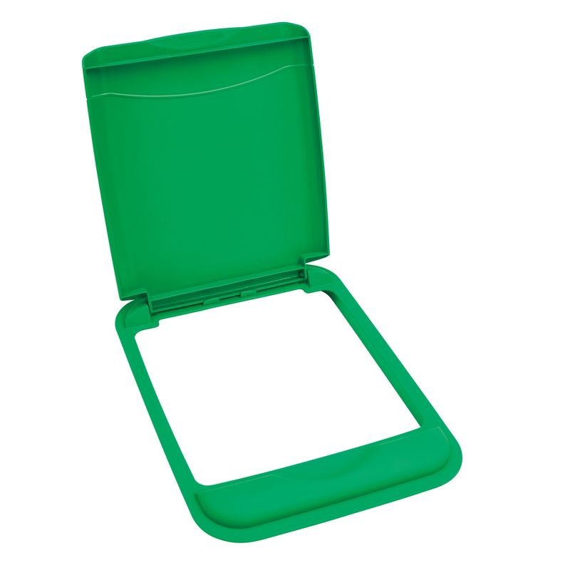 Rev-A-Shelf 50 Qt Under Sink Garbage Can Lid for Base Kitchen and Bathroom Cabinet, Replacement Plastic Trash Bin Lid Only, Green, RV-50-LID-G-1-40, 1 of 7