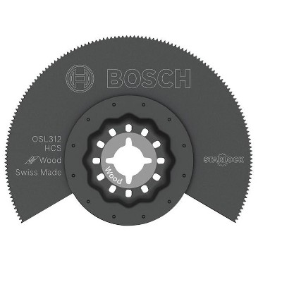 Bosch Starlock 3-1/2 in. X 4 in. L High Carbon Steel Segment Blade 1 pk
