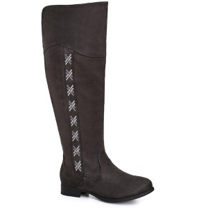 Avenue Women's Wide Width Wide Fit Nadia Grey Tall Boot - 1 of 4