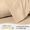 LuxClub 2 PC Performance Microfiber Solid Pillowcase Set - 2 of 4