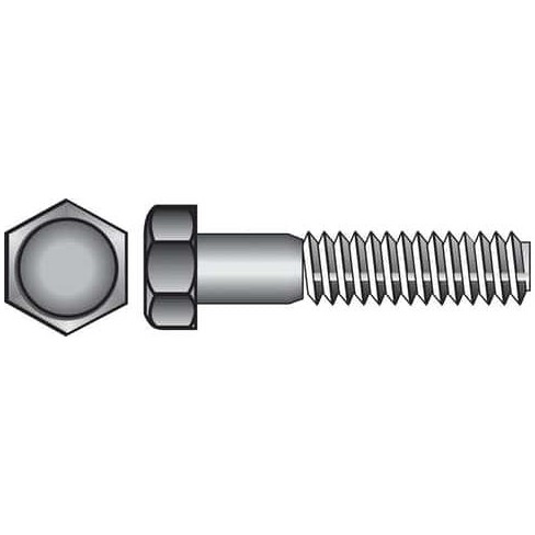 Hillman 5/8 in. D X 2 in. L Zinc Plated Steel Hex Bolt 25 pk Hillman 5/8 in. D X 2 in. L Zinc Plated Steel Hex Bolt 25 pk