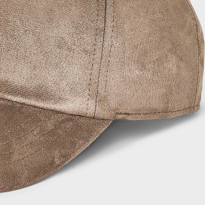 Faux Suede Baseball Hat - Universal Thread Brown - image 4