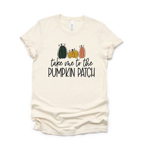 Simply Sage Market Women's Take Me To The Pumpkin Patch Short Sleeve Graphic Tee - 1 of 4