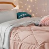 Bedsure Comforter Set – Bed in a Bag with Contrast Color Solid Design, Soft All-Season Bedding Set - 3 of 4