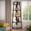 MAYEERTY 5-Tier Corner Shelf, 70" Tall Corner Ladder Shelf Small Bookshelf - 2 of 4