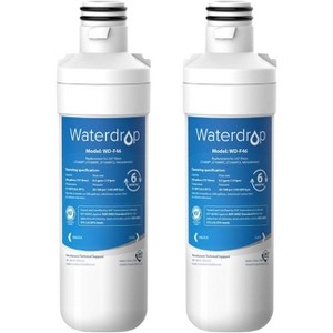 Waterdrop LT1000PC ADQ747935 MDJ64844601 Refrigerator Water Filter,Pack of 2 - 1 of 4