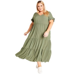 Avenue Women's Plus Size Cassandra Dress - 1 of 4
