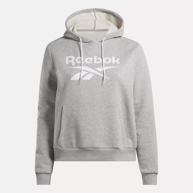 Reebok Identity Big Logo Fleece Hoodie (Plus Size), 4 of 6