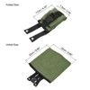 Unique Bargains Outdoor Hiking Camping Collapsible Fruits Picking Belt Pouch Canvas Foraging Bag - 2 of 4